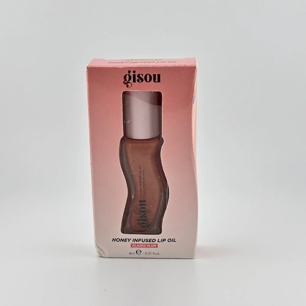 🆕 GISOU - Honey Infused Hydrating Lip Oil in Glazed Plum (Full Size)